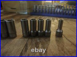 Snap on tools 3/8 drive Semi Deep socket set 7-19mm FSMS £270RRP