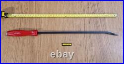 Snap on tools SPBS24 24 striking pry bar hard handle Red USA prybar Excellent