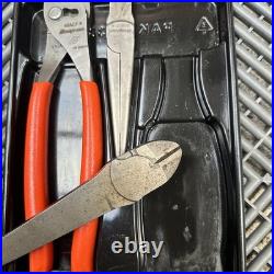 Snap on tools orange soft grip xtra long heavy duty plier set pl330