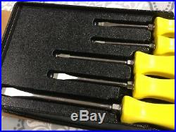 Snap on tools screwdriver Set yellow with mini pic set snap-on tools yellow nice