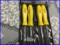 Snap on tools screwdriver Set yellow with mini pic set snap-on tools yellow nice