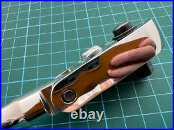 Snap on tools usa 3/8 drive soft grip flex head quick release chrome ratchet