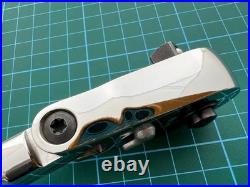 Snap on tools usa 3/8 drive soft grip flex head quick release chrome ratchet