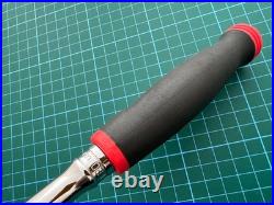 Snap on tools usa 3/8 drive soft grip flex head quick release chrome ratchet
