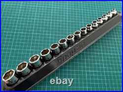 Snap on tools usa 6mm 20mm FDX shallow 3/8 drive chrome sockets list £316.08