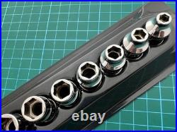 Snap on tools usa 6mm 20mm FDX shallow 3/8 drive chrome sockets list £316.08