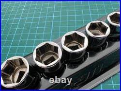 Snap on tools usa 8mm 19mm shallow 3/8 drive chrome sockets list £214.98