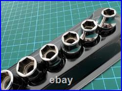 Snap on tools usa 8mm 19mm shallow 3/8 drive chrome sockets list £214.98