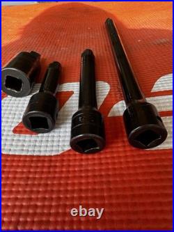 Snapon 1/2 Drive Impact Extension Set With Ip80d Wobble Impact