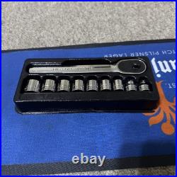 Snapon 3/8 Drive 12-Point Metric Flank Drive Low-Profile Ratchet/ Socket