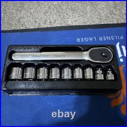 Snapon 3/8 Drive 12-Point Metric Flank Drive Low-Profile Ratchet/ Socket