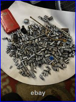 Socket Mixed Bundle Job Lot- ratchet/extensions, 350 Sockets Plus Tool Box