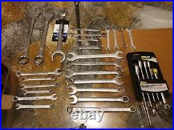 Spanner lot of 29 Craftsman USA Easco Din todays tools Husky Format Benchtop a14