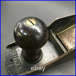 Stanley Bedrock 605 Hand Plane 1 Patent Date with decal AS FOUND