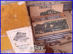 Stanley (SW Sweetheart) No. 45 Combination Plane With Cutters