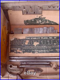 Stanley (SW Sweetheart) No. 45 Combination Plane With Cutters