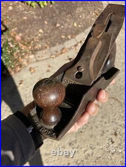 Stanley Sweetheart Bedrock No. 604 Hand Plane, Complete, made in USA NICE 1910