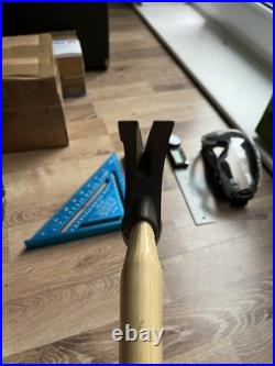 Stiletto 14oz Titanium Framing Hammer 14 Curved Hickory with Carpentry Bundle