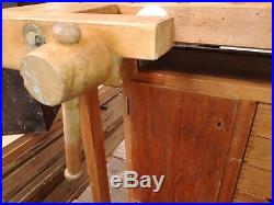 Swedish Broderna sjobergs Wood working bench with two vices