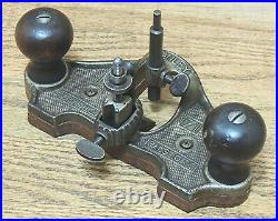 TYPE 9 1916-1924 STANLEY No. 71 OPEN THROAT ROUTER PLANE-ANTIQUE HAND TOOL