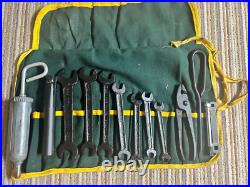 Tool Roll inc. SUPERSLIM SPANNERS suitable for Classic Car display etc
