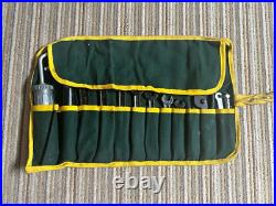 Tool Roll inc. SUPERSLIM SPANNERS suitable for Classic Car display etc