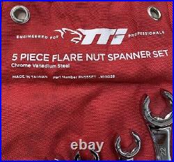 Tti Spanner Set Metric Ratchet Flare Nut 24 Pieces