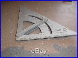 Two Stanley Quick Roofing Squares/roof Rafters, Carpenter Saw Guides