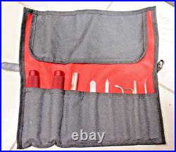 UNUSUAL ROBERT SORBY CHISEL SET of 6 chisels & 2 handles