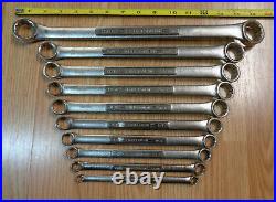 USA Made = CRAFTSMAN = 10 pc SAE INCH Double BOX END WRENCH SET Forged 1/4 1