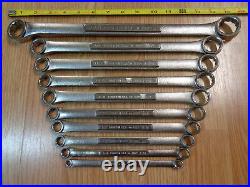 USA Made = CRAFTSMAN = 10 pc SAE INCH Double BOX END WRENCH SET Forged 1/4 1