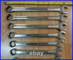 USA Made = CRAFTSMAN = 17 pc METRIC Combination WRENCH SET 8mm to 24mm MM Forged