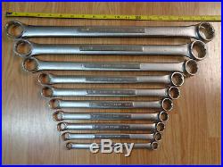 USA Made = CRAFTSMAN = Large SAE standard INCH double BOX END WRENCH SET 10pc V
