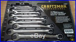 USA Made CRAFTSMAN PROFESSIONAL 13 piece SAE Combination WRENCH SET 44934