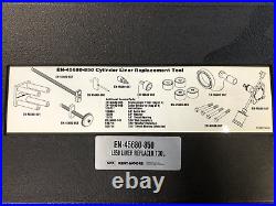 USED Kent Moore EN-45680-850 Cylinder Liner Replacement Tool Set Kit