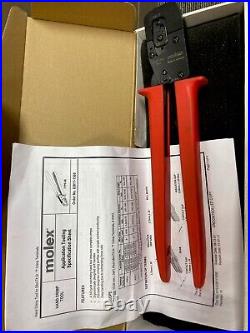 USED Molex 63811-1500 Hand Tool Ratchet Crimping Tool For Mini Fit Sr Terms 8A