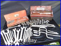 Used Imperial & Metric Britool Socket Sets and Spanners 112 pieces