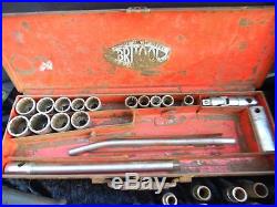 Used Imperial & Metric Britool Socket Sets and Spanners 112 pieces