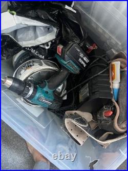 Used construction hand tools