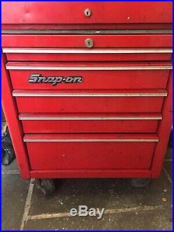 Used snap on tool chest, top and bottom. With snap tools inside
