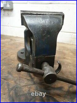VINTAGE Record No25 QUICK RELEASE HEAVY DUTY BENCH VICE 6 ENGINEERS / FITTERS