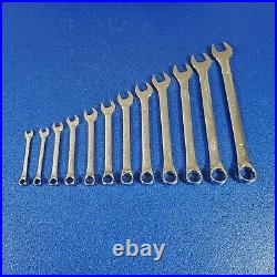 VINTAGE SK USA 12pc COMBINATION WRENCH SET 11/32 1 FREE SHIPPING TOOLS LOT