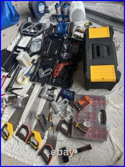 Various Tools Set Hammers Saws Chisels Chisels Etc