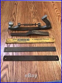 Vintage 17 Piece Tool Lot Auto Body Repair Shaping Forming Hammer File Paddle