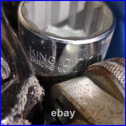 Vintage 1960s King Dick Piece socket set Metric, AF & BSW sockets