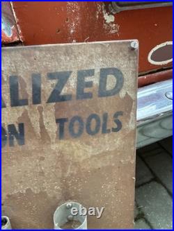 Vintage American Specialised Lubrications Tools Workshop Tool Hanging Board