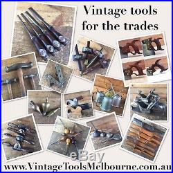 Vintage BERG & BAHCO Set Of 4 Swedish BEVELLED CHISELS Old Antique Hand Tool 629