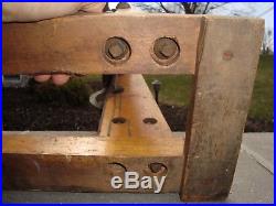 Vintage Barn Beam Auger Hand Drill Press Tool Machine BY DOUGLASS MANFG # 5