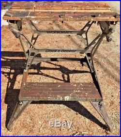 Vintage Black & Decker Workmate 625 Portable Project Work Table Folding Bench