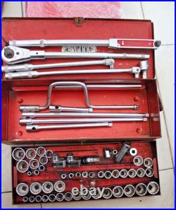 Vintage Britool large master socket set METRIC, WHITWORTH, METRIC + BOX